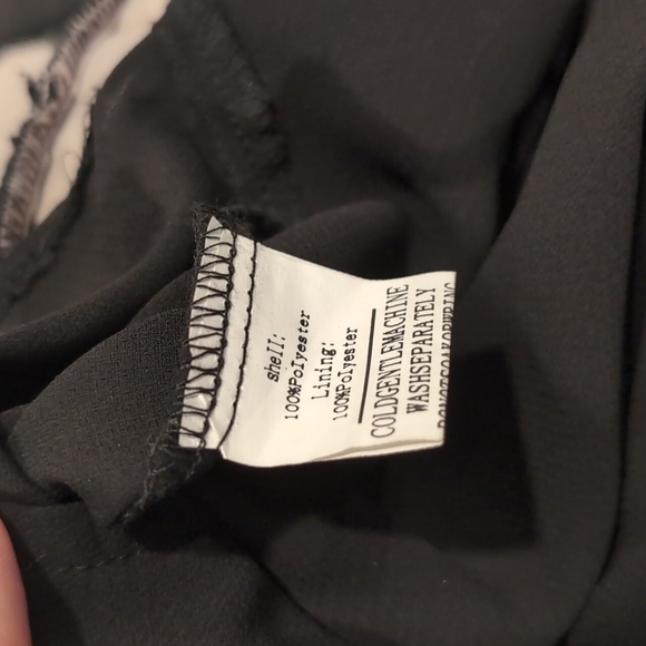 🩵SAINTS + SECRETS Lace Bodice Formal Maxi Dress Front Slit Chiffon Drop Waist - Picture 15 of 15